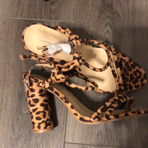 Leopard Print Heels - Picture 2 of 3